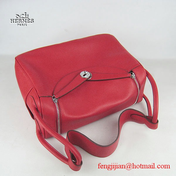 Hermes Women Shoulder Bag Red 6208 Hermes Women Shoulder Bag Red 6208